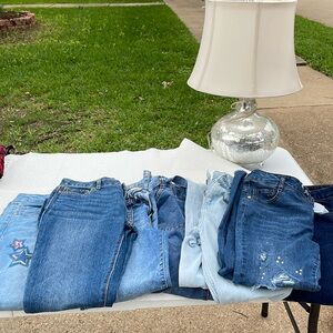 Bundle of girls jeans